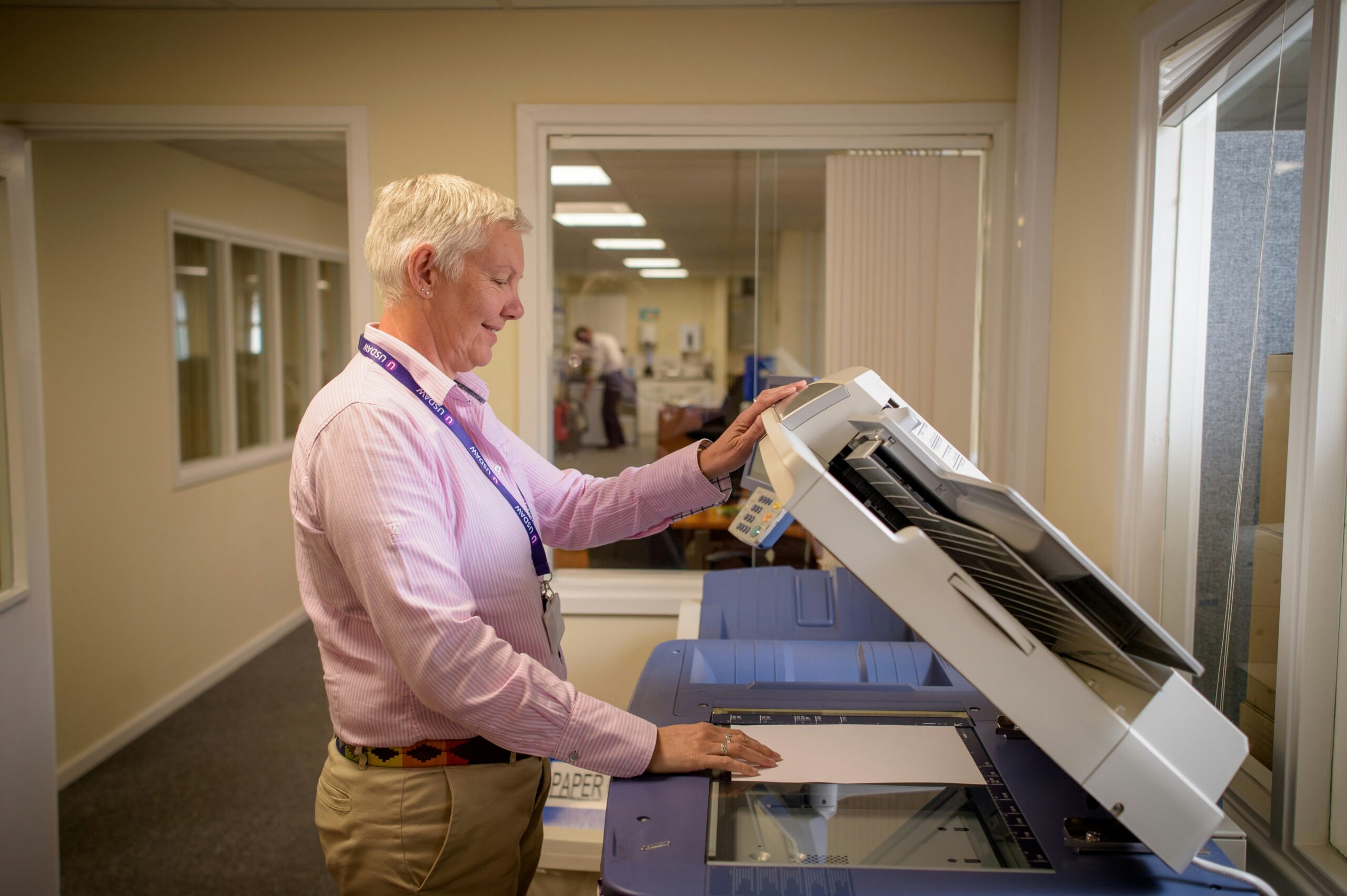Person using a device to find guidance